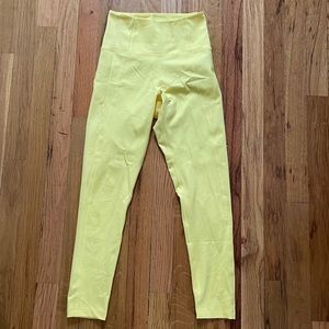 Girlfriend Collective Lemon Compressive High Rise Leggings